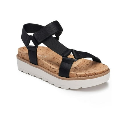 

Esprit Womens Dasha Nylon Open Toe Platform Sandals