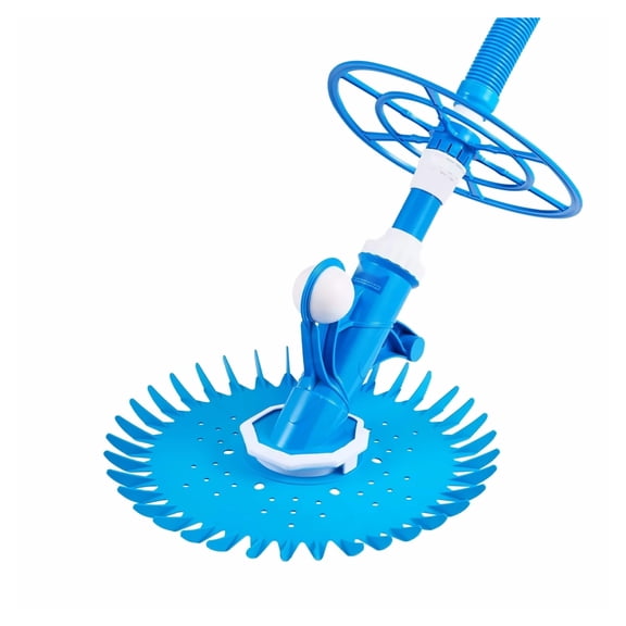 Suction Pool Cleaner Automatic Vacuum for In-ground & Above-ground Pools, 33ft Hose, Pool Sweeper for Tile, Vinyl, Concrete Up to 20x35ft, Quiet Operation