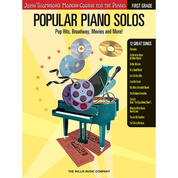 John Thompson's Modern Course for t Popular Piano Solos, First Grade, (Paperback)