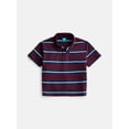 thumbnail image 7 of Wonder Nation Boys' Stripe Pique Knit Polo Shirt with Short Sleeves, Sizes 4-18, 7 of 7