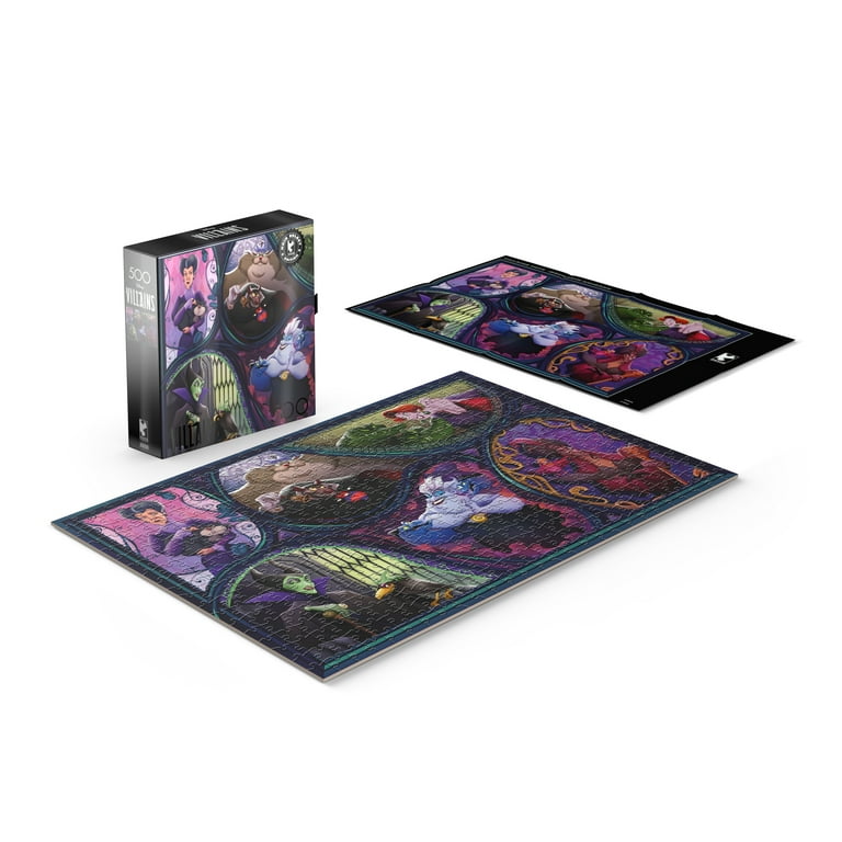 Ceaco Noir Select Disney Villains Pets 500-Piece Interlocking