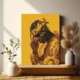thumbnail image 6 of Raven Red Sun Japanese Canvas Wall Art，Ukiyoe Decor for Living Room Bedroom Office Hallway Dining Room Entryway, 6 of 8