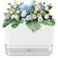thumbnail image 2 of Self Watering Plant Pot Self Watering Planter with Visible Reservoir Square Planter Pot Double Layer Flowerpot for Indoor Plants (Square L), 2 of 10