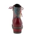 thumbnail image 4 of L’Artiste Marty Hand-Painted Leather Ankle Boots for Women – Cozy Flannel Lined Comfort Boot with Zipper Closure, 4 of 7