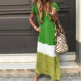 thumbnail image 2 of Femmes Robe Longue Imprimé Floral Robe Boho Plage Maxi Robe Femmes Soirée Robe de Soirée Robe de Soleil, 2 of 7