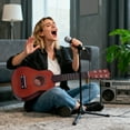 thumbnail image 3 of Noehoiugi 21-Inch Wooden Acoustic Guitar For Beginners, Portable Musical Instrument With Low String Action And High Sound Quality, 3 of 3