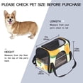 thumbnail image 2 of Melon Premium Fabric Pet Bag - 900D Oxford Cloth with Sherpa Base, Nylon Webbing - 17x10x11.8in - Travel in Style with Your Furry Friend, 2 of 7