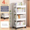 thumbnail image 1 of Small Cart Storage Rack Kitchen Floor To Ceiling Multi Layer Snacks Baby Living Room Bedroom Bathroom Mobile Storage Rack, 1 of 5