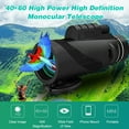 thumbnail image 3 of FlyFlise 40×60 Monocular High Power High Definition Telescope Portable Compact, 3 of 8