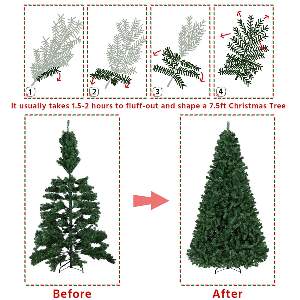 Renwick Green Decorated Spruce Christmas Tree, 89.76"