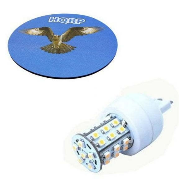 HQRP Dimmable G9 36 LEDs SMD3528 120V AC LED Bulb Warm White   HQRP Coaster