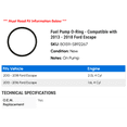 thumbnail image 2 of Fuel Pump O-Ring - Compatible with 2013 - 2018 Ford Escape 2014 2015 2016 2017, 2 of 2
