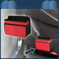 thumbnail image 2 of Unique Bargains Car Trash Can Hanging Car Door Back Seats Fabric Trash Bin Red 1 Pcs, 2 of 6