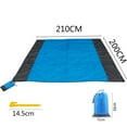 thumbnail image 2 of OULII Lightweight Camping Blanket Outdoor Blanket Waterproof for Travel Camping Hiking 1Pack, 2 of 8