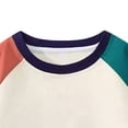 thumbnail image 6 of YunPes Children's Color Blocked Long Sleeved Pure Cotton Plug In T Shirt Top Long Sleeve Tee, 6 of 6