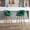 Green, variant on 30 Inch, 19.69 in Deep, Foam - Golden Legs for Elegance - In Dining Areas - Soft Seating