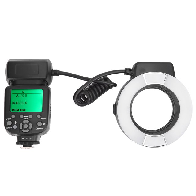 Flash de anillo Macro de Cámara ANGGREK Multifuncional Portátil Para Nikon