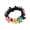 thumbnail image 4 of Fleur Colorée Femmes Filles Corde Élastique Cheveux Femmes Filles Bandeau Beauté Décorations, 4 of 9