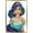 Gold Framed Version, variant on Disney Princess - Jasmine - Stylized Wall Poster, 14.725" x 22.375" Framed