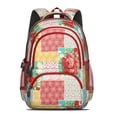 thumbnail image 2 of Pioneer Flower Backpack for School,Cute School Bag,Schoolbag with Adjustable Shoulder Straps & Padded Back,16.9 Inch, 2 of 5