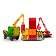 مجموعة البناء المغناطيسي Magna-Tiles Builder المكونة من 32 قطعة ، العلامة التجارية الأصلية للمباني المغناطيسية ، للأطفال الذين تتراوح أعمارهم بين 3 سنوات +