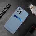 thumbnail image 6 of Allytech Case Compatible with iPhone 15 Pro Max, [Card Holder] [Soft TPU] [Ultra Slim & Lightweight] Shockproof Anti-Fingerprint Case for iPhone 15 Pro Max - Gray, 6 of 6