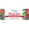 MacroLife Naturals Miracle Reds Fresh Berri-Berri Raw Antioxidant Super Food Bars, 1.5 oz, 12 count