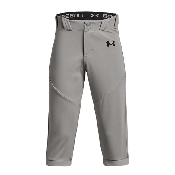 Braguita de béisbol Under Armour para niños, talla grande, gris y negra