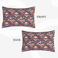 thumbnail image 4 of Fotbe colorful Skull rose Pillow Cases - Envelope Closure - Luxury, Extra Soft, Cooling Pillow Covers - Wrinkle, Fade, Stain Resistant-20"x30", 4 of 8