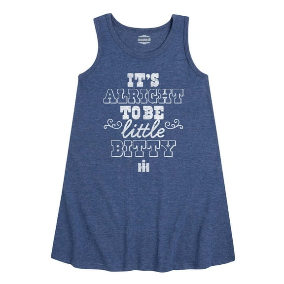 International Harvester - It's Alright To Be Little Bitty - Toddler Girls A-line Dress