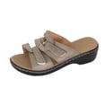 thumbnail image 1 of asdoklhq Clearance Women Shoes Under $10,Summer Ladies Lightweight Slippers Sandals Casual Wedge Heels Women's Shoes, 1 of 8