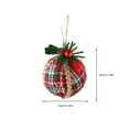 thumbnail image 4 of Bewildely 6 UNIDS Bola de Navidad Colgante Chimenea Escaparate de Pared Decoración Colgante de Navidad Atmósferas de Fiesta Temática Adorno de Kits de decoración para fiestas tipo 4 Bewildely HA070109-04, 4 of 6