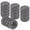 Dark Gray, variant on Universal Car Tire Valve Stem Caps with Airtight Rubber Seal for Cars Trucks and SUVs Aluminum Alloy Dustproof Covers Set of 4 Silver