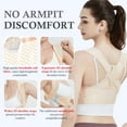 thumbnail image 3 of Amaopus Back Brace Posture Corrector for Women and Men, Back Straightener Posture Corrector, Adjustable Full Back Support, Back Stretcher for Lower Back Support (Beige, S/M), 3 of 8