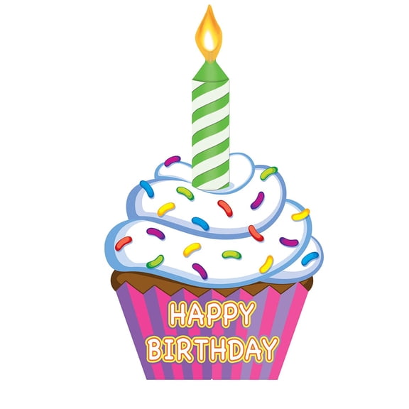 Plastic Jumbo Cupcake Yard Sign