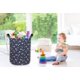 thumbnail image 2 of Cesta de lavandería para niños, cesta plegable de lona, cesta de almacenamiento para niños, para el hogar, oficina, organizador de juguetes, decoración del hogar, 2 of 6
