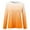 Orange, variant on KBODIU Women's Classic Soild Print Pullover Tunic Tops Oversized Casual Basic Long Sleeves Lace Patchwork T-Shirts Round Neck Loose Fit Blouses Sweatshirts Plus Size