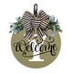 thumbnail image 1 of Placa decorativa personalizada para la puerta principal de madera y placa para la entrada de la casa, cartel de puerta durante todo el año, 1 of 2