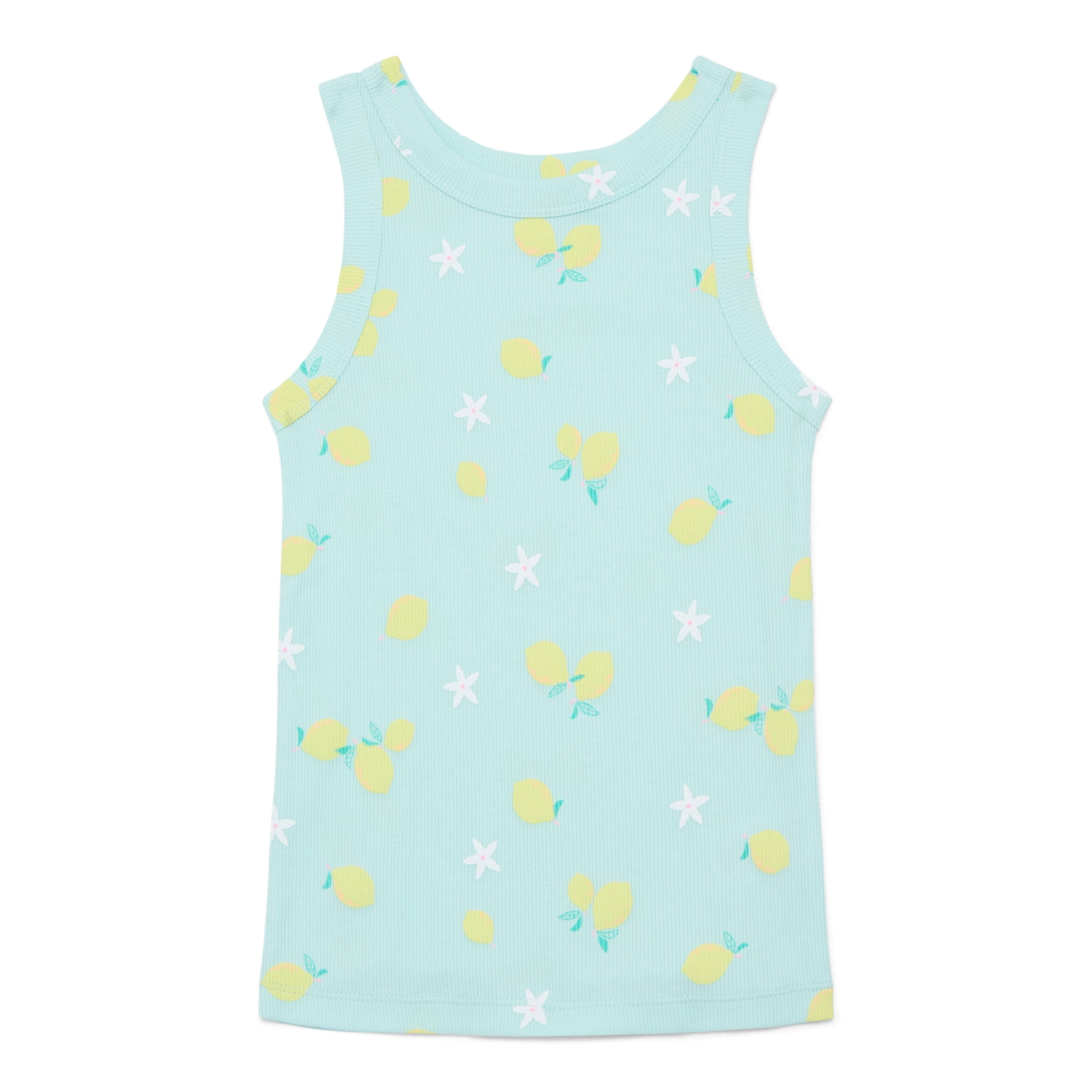 Wonder Nation Girls Kid Tough Ribbed Tank Top, Sizes 4-18 & Plus