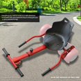 thumbnail image 3 of Hover Kart Go Kart Adjustable Seat Attachment for 6.5" Hover-Board Buggy - Red, 3 of 7
