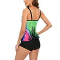 thumbnail image 3 of Christmas Savings Clearance! EINCcm Women One Piece Swimsuits, Plus Size Vintage Retro Bikini U Neck Halter Swimsuits Fashion Print, Swimwear Summer Bikini Bathing Suit Swimsuits Monokini, 3 of 8