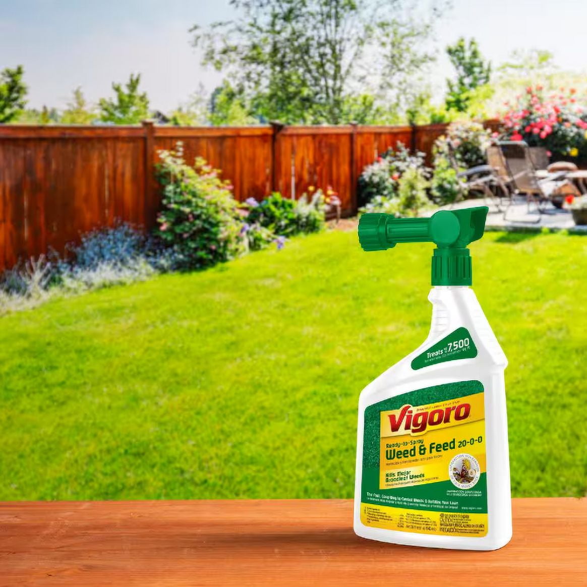 32 oz. 7,500 sq. ft. Spring Ready-to-Spray Concentrate Weed and Feed Lawn Fertilizer
