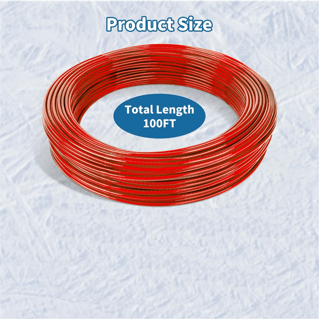 100ft Pool Cover Cable & 2 Winch Suitable for Above Ground Swimming Pool for Securing Above Ground Swimming Pool Covers