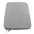 thumbnail image 2 of Funda para portátil Tela impermeable Gran capacidad Estilo simple y elegante Funda para portátil para dispositivo de 15,6 pulgadas Hombres Mujeres Gris, 2 of 5
