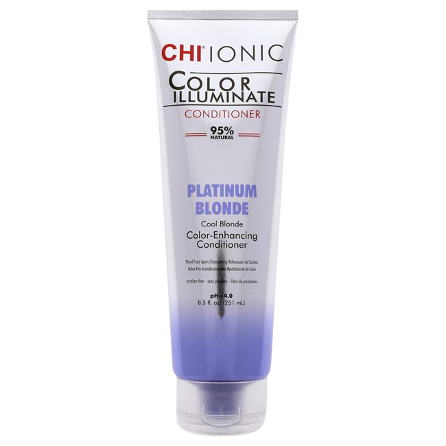 CHI Ionic Color Illuminate Conditioner Platinum Blonde by CHI for Unisex 8.5 oz Hair Color
