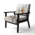 thumbnail image 3 of Designart "Minimalist Montage IV" Upholstered Abstract Collages Accent Chair and Modern & Contemporary Arm Chair - Multiple Color & Pattern, 3 of 7