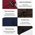 thumbnail image 3 of wirarpa Men's Underwear Boxer Briefs Microfiber Trunks Short Leg 4 Pack Sizes S-3XL, 3 of 4