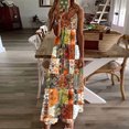 thumbnail image 2 of Staron Robes d'Été Décontractées pour Femmes en Liquidation à Moins de 10 $ Longues et Fluides à Col en V Robe Maxi Bohème Décontractée à Bretelles Spaghetti Robe de Plage Printanière, 2 of 5
