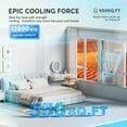 thumbnail image 2 of VINGLI Smart 12000 BTU Window Air Conditioner with WiFi, Energy Saving Window AC Unit with Remote & App Control, Timer Function & Easy Install Kit, for Rooms up to 550 Square Feet, 115V/60Hz, White, 2 of 7