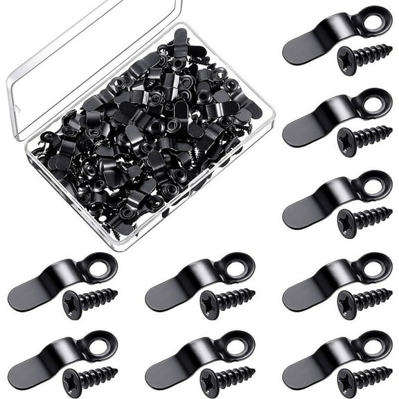 50Pc Metal Picture Frame Turn Buttons Fasteners With Screws, Easy Install Hardware For Hanging Photos Drawings Posters, Quality Iron Durable Frame Accessories